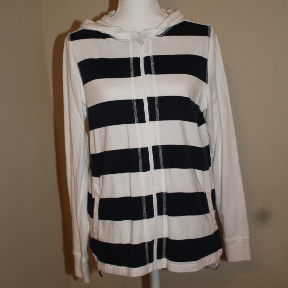 Tommy Bahama blue/white nautical striped sweater!
